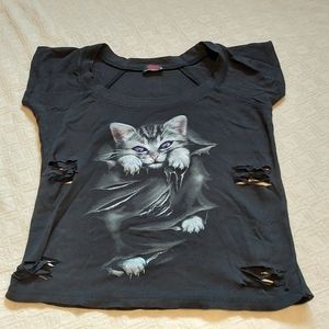 Distressed Girls Shirt